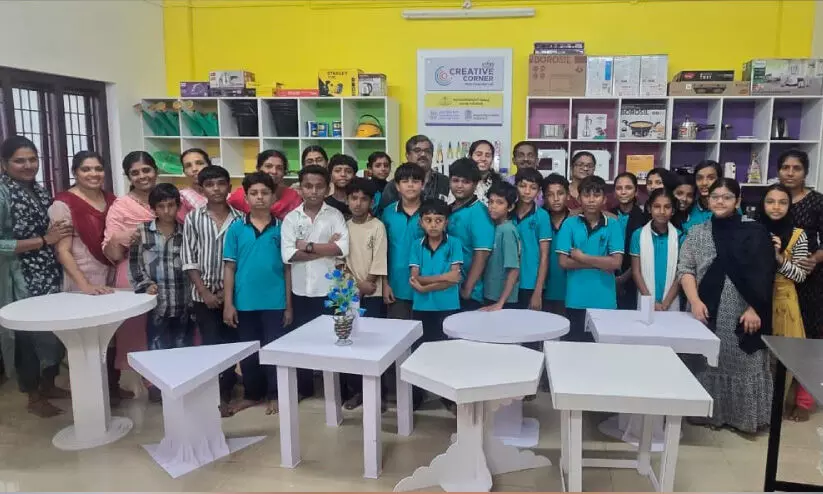 തൊ​ഴി​ല​ധി​ഷ്ഠി​ത വി​ദ്യാ​ഭ്യാ​സ​ത്തി​ന് ഊ​ന്ന​ല്‍; ജി​ല്ല​യി​ല്‍ 12 ക്രി​യേ​റ്റി​വ് കോ​ര്‍ണ​റു​ക​ള്‍ സ​ജ്ജ​ം