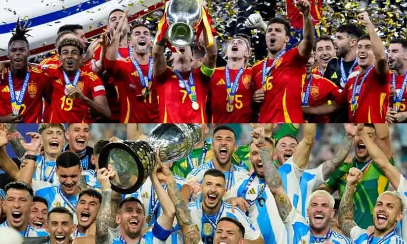 മെസ്സി വീണ്ടും ലുസൈൽ സ്റ്റേഡിയത്തിലേക്ക് ?; അർജന്റീന - സ്​പെയിൻ ‘ഫൈനലിസിമ’ക്ക് ഖത്തർ വേദിയാകുമെന്ന് റിപ്പോർട്ട്