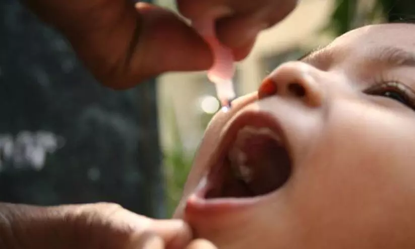 പോളിയോ തുള്ളി മരുന്ന് വിതരണത്തിന്‌ തുടക്കം