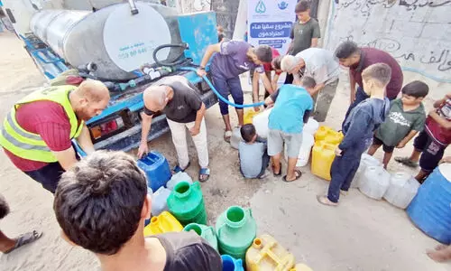 ഗ​സ്സ​ക്കു​ടി​നീ​ർ; ന​മാ ചാ​രി​റ്റി ജ​ല​വി​ത​ര​ണ പ​ദ്ധ​തിക്ക് തുടക്കം