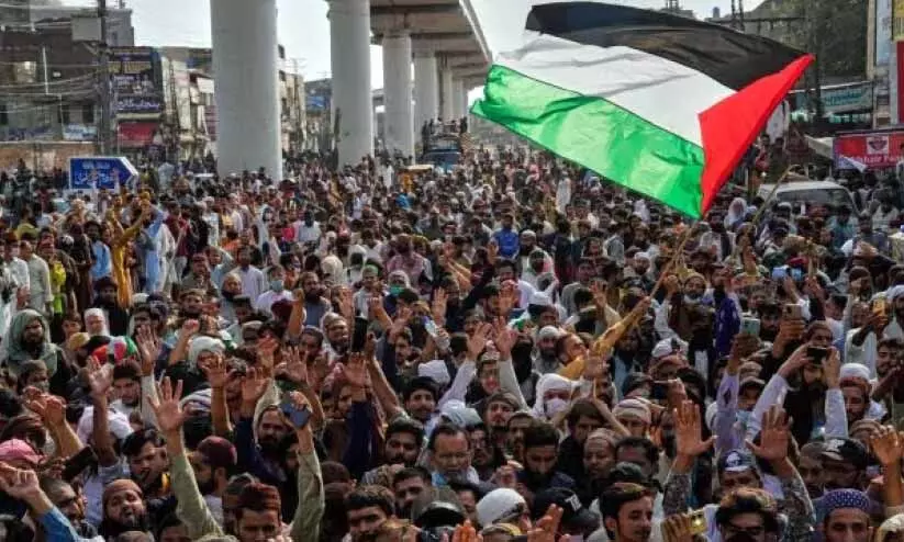 ഗസ്സ പ്രക്ഷോഭം ഏറ്റുമുട്ടലിൽ കലാശിച്ചു; പാകിസ്താനിൽ അഞ്ച് മരണം ഗസ്സ പ്രക്ഷോഭം ഏറ്റുമുട്ടലിൽ കലാശിച്ചു; പാകിസ്താനിൽ അഞ്ച് മരണം