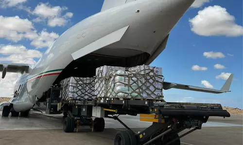 ഗ​സ്സ​യി​ലേ​ക്ക് കൂ​ടു​ത​ൽ സ​ഹാ​യം; 40 ട​ൺ ഭ​ക്ഷ്യ​വ​സ്തു​ക്ക​ൾ അ​യ​ച്ചു