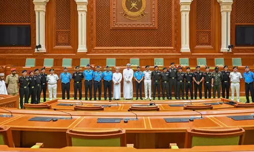 When the INDIC delegation visited the Oman Shura Council building
