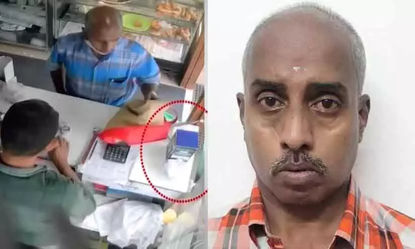 ഇതുവരെ മോഷ്ടിച്ചത് 48 ഹോട്ടലുകളിലെ ചാരിറ്റി ബോക്സുകൾ, എല്ലാം നമ്പറിട്ട് എഴുതിവെച്ചിട്ടുണ്ട്;  ചാരിറ്റി ബോക്സ് കള്ളൻ തൃശൂരിൽ പിടിയിൽ