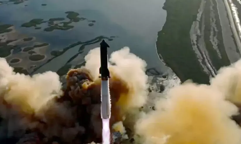 സ്റ്റാർഷിപ് നിർണായക പരീക്ഷണം വിജയം സ്റ്റാർഷിപ് നിർണായക പരീക്ഷണം വിജയം