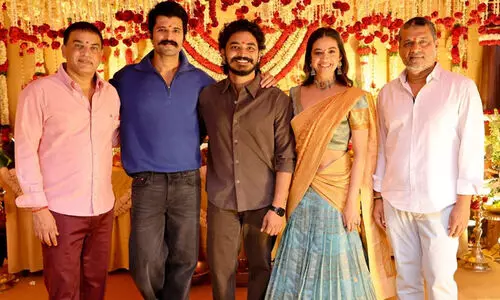 ആക്ഷൻ ഡ്രാമയുമായി വിജയ് ദേവരകൊണ്ടയും കീർത്തി സുരേഷും; പാൻ ഇന്ത്യൻ ചിത്രം SVC59