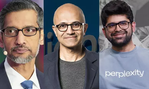 സത്യ നദെല്ല മുതൽ അരവിന്ദ് ശ്രീനിവാസ് വരെ, എച്ച്-വൺബി വിസയിലെത്തി ടെക് ലോകത്തെ ഭരിച്ച ഇന്ത്യൻ വംശജർ