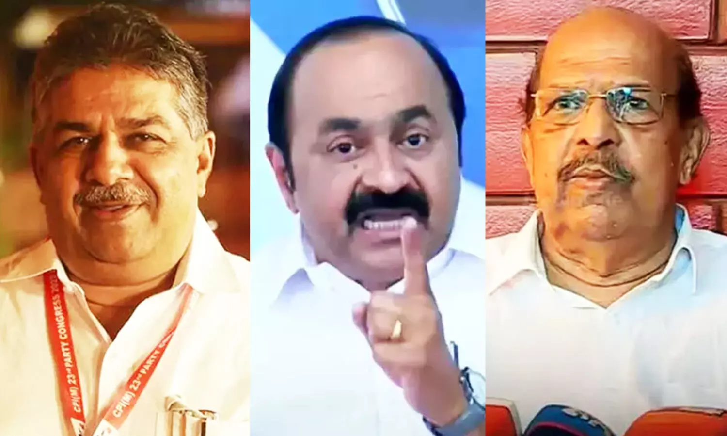 VD Satheesan, G. Sudhakaran, Saji Cherian