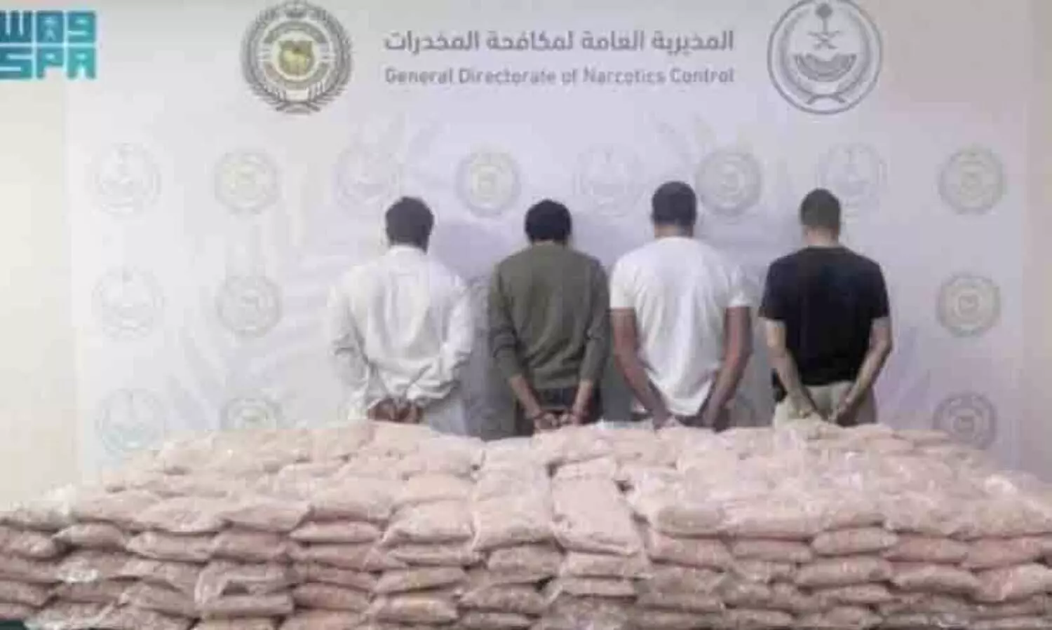 സൗദിയിൽ മയക്കുമരുന്ന് വേട്ട തുടരുന്നു; കയറ്റുമതി സാധനങ്ങൾക്കുള്ളിൽ ഒളിപ്പിച്ച മയക്കുമരുന്ന് ശേഖരം പിടികൂടി