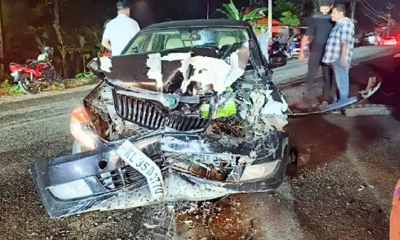 പട്ടിത്താനം-മണർകാട്​ ബൈപാസ്; സി​ഗ്ന​ലി​ല്ല, വെ​ളി​ച്ച​മി​ല്ല. പ​തി​യി​രി​ക്കു​ന്ന​ത്​ അ​പാ​യം