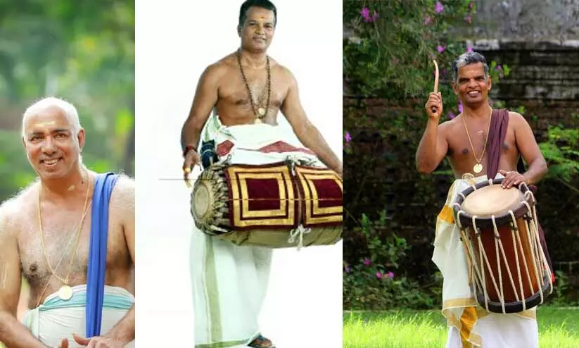 വസായി ഫൈൻ ആർട്സ് ആജീവനാന്ത പുരസ്കാരങ്ങൾ നാരായണൻ നമ്പൂതിരി, കോട്ടക്കൽ രവി, ചെറുശ്ശേരി കുട്ടൻ എന്നിവർക്ക് വസായി ഫൈൻ ആർട്സ് ആജീവനാന്ത പുരസ്കാരങ്ങൾ നാരായണൻ നമ്പൂതിരി, കോട്ടക്കൽ രവി, ചെറുശ്ശേരി കുട്ടൻ എന്നിവർക്ക്