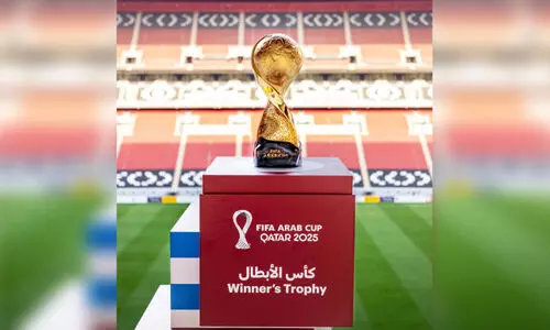 അ​റ​ബ് ക​പ്പ് ട്രോ​ഫി ടൂ​ർ പ്ര​ഖ്യാ​പി​ച്ചു; ഡി​സം​ബ​ർ 18ന്  ലു​സൈ​ൽ സ്റ്റേ​ഡി​യ​ത്തി​ലാ​ണ് ഫൈ​ന​ൽ