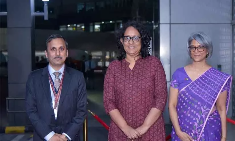 ശ്രീലങ്കൻ പ്രധാനമന്ത്രി ഹരിണി അമര സൂര്യ ആദ്യ സന്ദർശനത്തിന് ഇന്ത്യയിലെത്തി