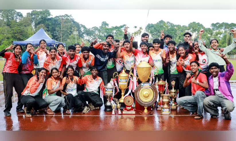 ജില്ല സ്കൂൾ കായിക മേള; കിരീടത്തിൽ മുത്തമിട്ട് കാട്ടിക്കുളം ജില്ല സ്കൂൾ കായിക മേള; കിരീടത്തിൽ മുത്തമിട്ട് കാട്ടിക്കുളം