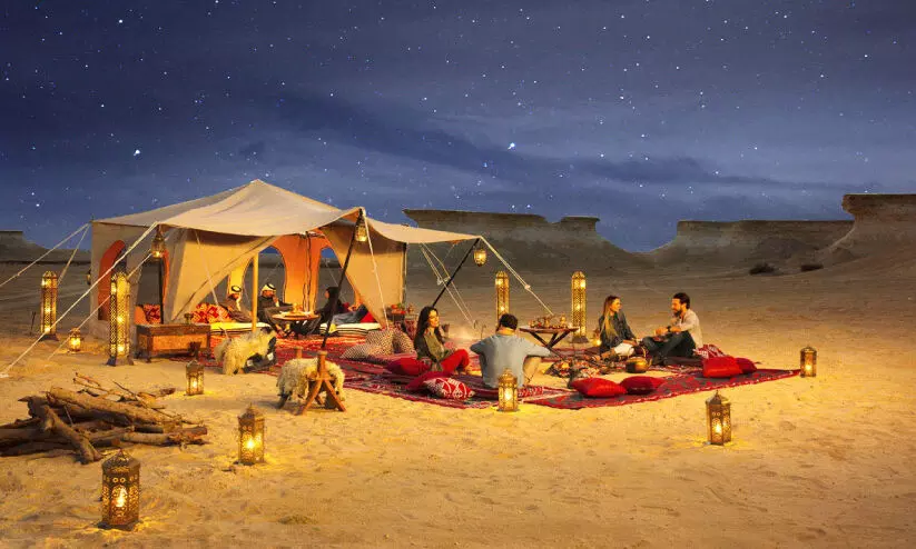 മരുഭൂമിയിൽ കൂടാരങ്ങൾ ഉയർന്നു; ഒരുക്കാം, സുരക്ഷിത ശൈത്യകാല ക്യാമ്പിങ് മരുഭൂമിയിൽ കൂടാരങ്ങൾ ഉയർന്നു; ഒരുക്കാം, സുരക്ഷിത ശൈത്യകാല ക്യാമ്പിങ്