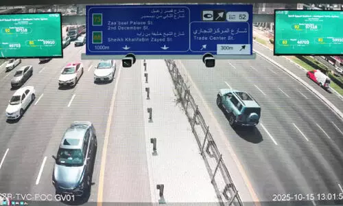 ദുബൈയിൽ അഞ്ച് ട്രാഫിക് ലംഘനങ്ങൾ ഓട്ടോമാറ്റിക്കായി കണ്ടെത്തും