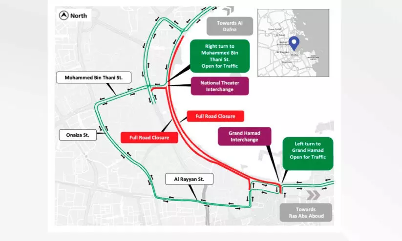 റോഡ് താൽക്കാലികമായി അടച്ചു റോഡ് താൽക്കാലികമായി അടച്ചു