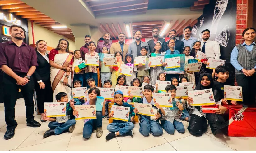 ഗ്രാൻഡ് മാൾ കുട്ടികൾക്കായി കളറിങ് മത്സരം സംഘടിപ്പിച്ചു