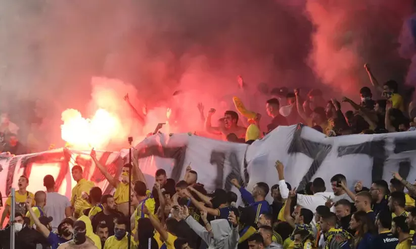 യുറോപ്പ ഫുട്ബാൾ ലീഗിൽ ഇസ്രായേൽ ക്ലബിന്റെ കാണികൾക്ക് വിലക്ക് യുറോപ്പ ഫുട്ബാൾ ലീഗിൽ ഇസ്രായേൽ ക്ലബിന്റെ കാണികൾക്ക് വിലക്ക്