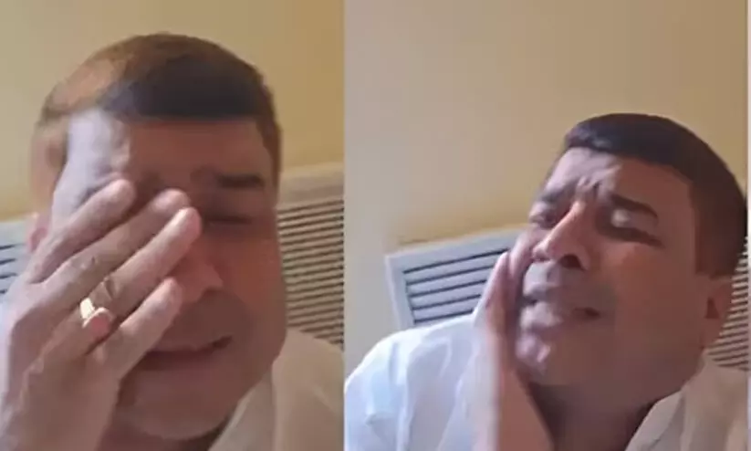 ബിഹാർ ഇലക്ഷന് സ്ഥാനാർഥി ടിക്കറ്റ് കിട്ടിയില്ല; കാമറക്ക് മുന്നിൽ കരഞ്ഞ് കണ്ണീർ തുടച്ച് പാർട്ടി നേതാവ്