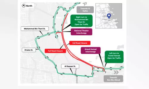 റോ​ഡ് താ​ൽ​ക്കാ​ലി​ക​മാ​യി അ​ട​ച്ചു