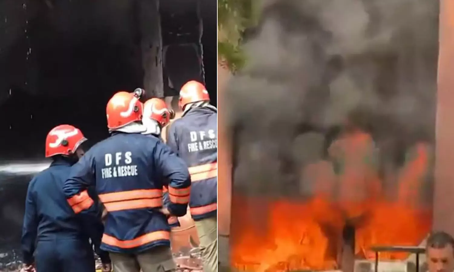 പാർലമെന്റിനടുത്തെ എം.പിമാർ താമസിക്കുന്ന അപ്പാർട്ട്മെന്റിൽ വൻ തീപിടിത്തം; ആർക്കും പരിക്കില്ല