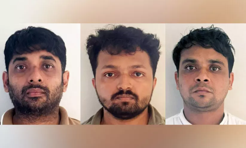 രാജ്യംകണ്ട ഏറ്റവും വലിയ സൈബർ തട്ടിപ്പ്; 25 കോടിയുടെ ഷെയർ ട്രേഡിങ് തട്ടിപ്പ് കേസിൽ  മൂന്നുപേർ അറസ്റ്റിൽ