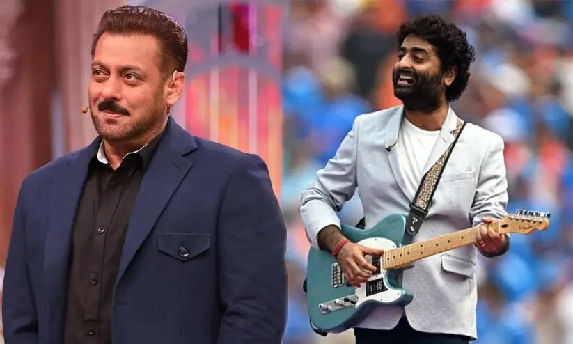 തെറ്റിദ്ധാരണ എന്‍റെ ഭാഗത്തായിരുന്നു; പതിറ്റാണ്ട് നീണ്ട പിണക്കം അവസാനിച്ചു, അർജിത് സിങ് നല്ല സുഹൃത്തെന്ന് സൽമാൻ ഖാൻ