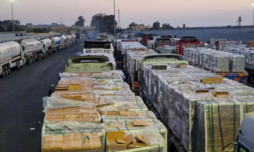 റഫ അതിർത്തി നാളെ ഭാഗികമായി തുറക്കും; സഹായ ട്രക്കുകൾ വിടുന്ന കാര്യം സ്ഥിരീകരിച്ചിട്ടില്ല