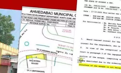 SC refuses to stop partial demolition of 400-year-old Mancha Masjid in Ahmedabad