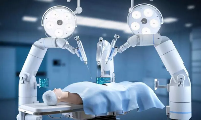 ടെലി സർജറിയുമായി റോബോട്ട് ടെലി സർജറിയുമായി റോബോട്ട്