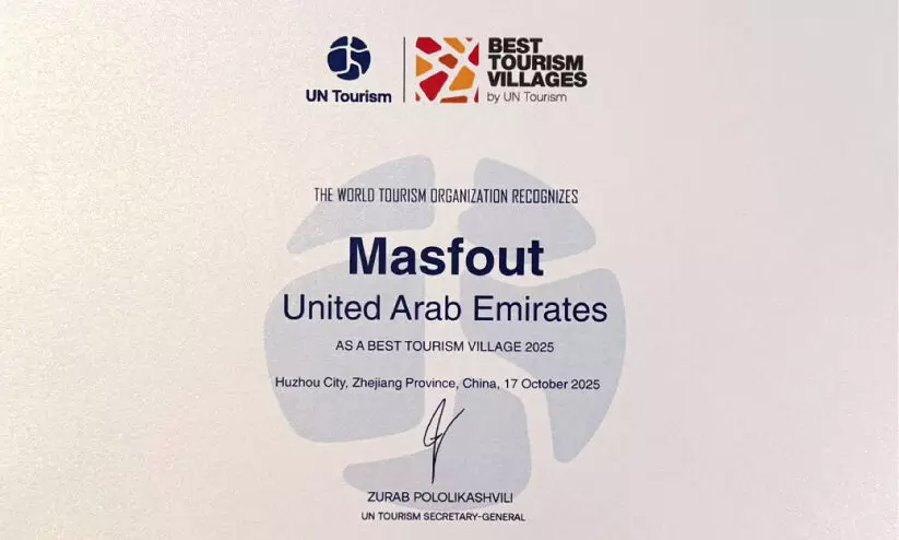 ലോ​ക​ത്തെ ഏ​റ്റ​വും മി​ക​ച്ച ടൂ​റി​സ്റ്റ് ഗ്രാ​മ​മാ​യി അ​ജ്മാ​നി​ലെ മ​സ്ഫൂ​ത്​