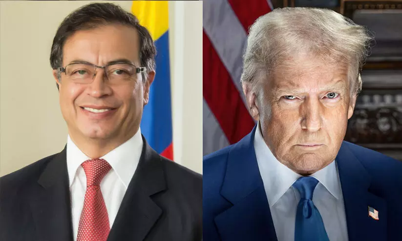 Petro,Illegal,Drug,Dealer,Trump, ഡോണൾഡ് ട്രംപ്, ഗുസ്താവോ പെട്രോ, കൊളംബിയ, യു.എസ്