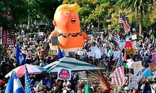ട്രംപിന് മുന്നറിയിപ്പുമായി ‘നോ കിങ്സ് മാർച്ച്’; 50 സംസ്ഥാനങ്ങളിലായി 2500ലേറെ പ്രതിഷേധ റാലികളിൽ പ​ങ്കെടുത്തത് ലക്ഷങ്ങൾ