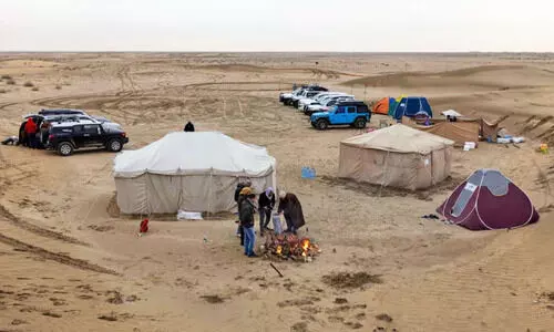 മ​രു​ഭൂ​മി​യിൽ അ​നു​മ​തി​യി​ല്ലാ​ത്ത ക്യാ​മ്പി​ങ്ങി​ന്​ പി​ഴ ചു​മ​ത്തും