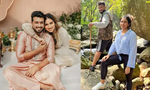 Kalidas Jayaram and Malavika Jayaram