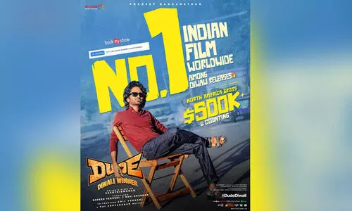 ദീപാവലി റിലീസുകളിൽ ഒന്നാമനായി ഡ്യൂഡ്! ബുക്ക് മൈ ഷോയിലും ട്രെൻഡിങ്ങിൽ