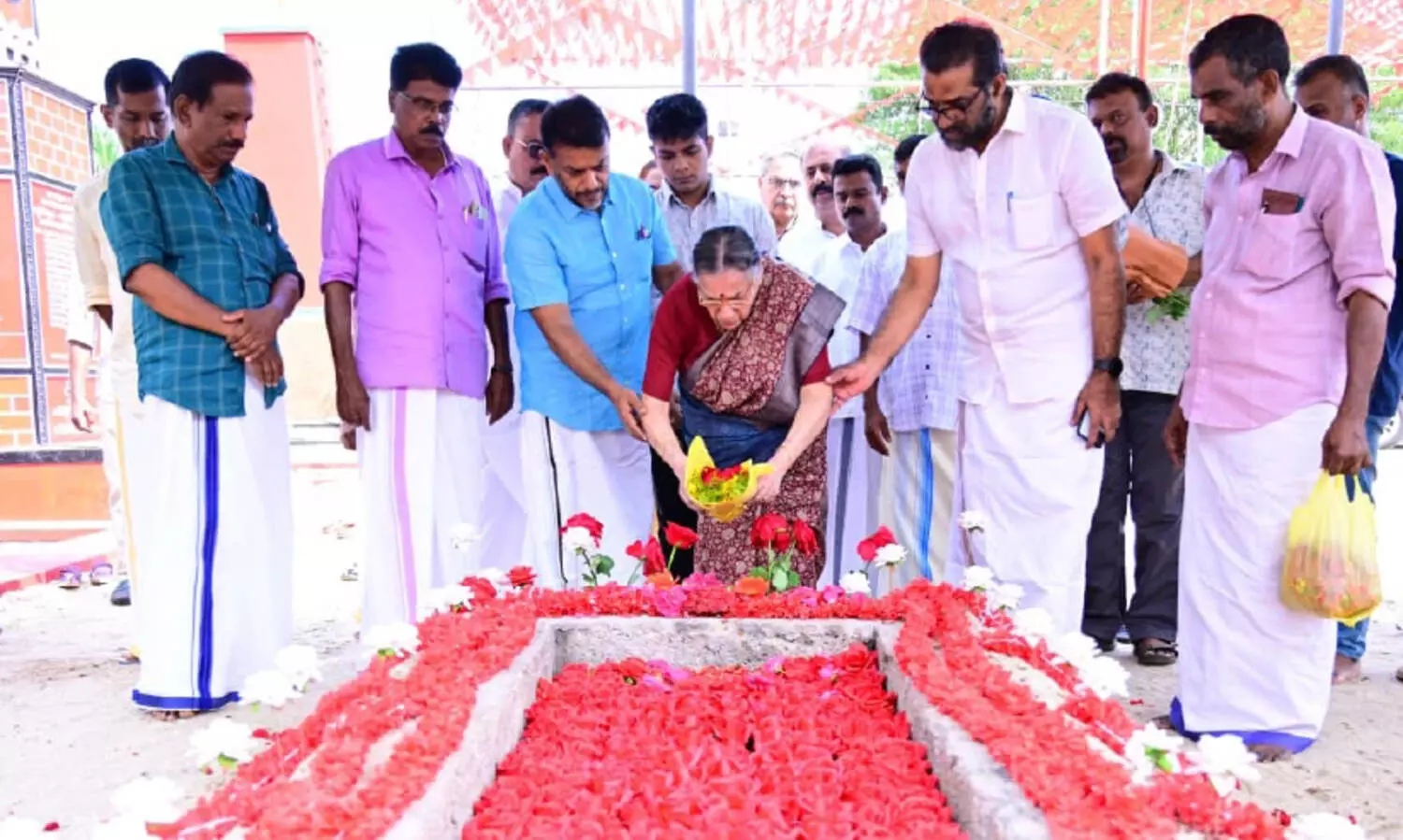 V.S. Achuthanandans memorial