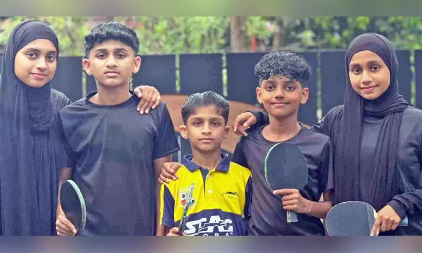 സംസ്ഥാനതല ഗെയിംസ് മത്സരത്തിന് ഒരു വീട്ടിലെ അഞ്ചുപേർ ഒരുങ്ങുന്നു