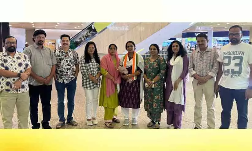 യൂ​ത്ത് കോ​ൺ​. സം​സ​ഥാ​ന ജ​ന​.സെ​ക്ര​ട്ട​റി ഡോ. ​സോ​യ ജോ​സ​ഫ് ദ​മ്മാ​മി​ൽ