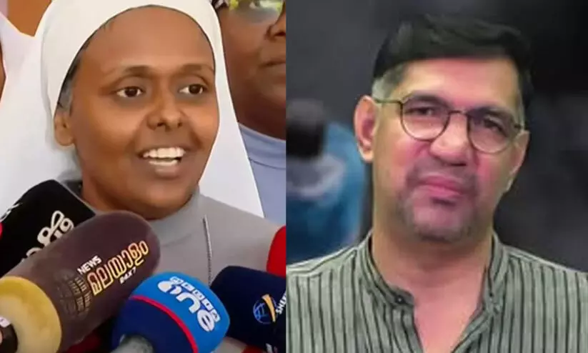 സിസ്റ്റർ ഹലീന ആൽബി, മൈക്കിന് മുന്നിൽ പറഞ്ഞതെല്ലാം തികഞ്ഞ അശ്ലീലമായിരുന്നു, സ്വന്തം സഹോദരനെ തച്ചുകൊന്ന കായേന്റെ പിന്തുടർച്ചക്കാരിയാണ് താങ്കൾ; സജി മാർക്കോസ്