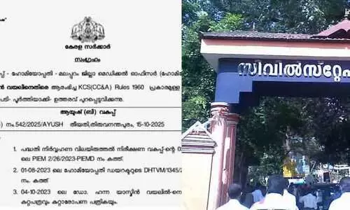 Malappuram Homeopathy DMO warned for criticizing government