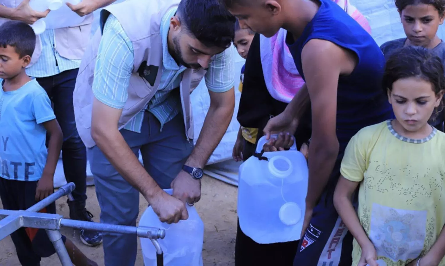 ഗസ്സയിൽ കിങ് സൽമാൻ റിലീഫ് ജലശുദ്ധീകരണ പദ്ധതി ആദ്യഘട്ടം ഉദ്ഘാടനം ചെയ്തു