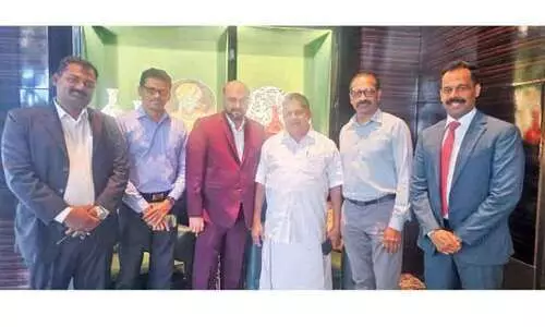 ബി.​എം.​ഡി.​എ​ഫ് ഭാ​ര​വാ​ഹി​ക​ൾ മ​ന്ത്രി സ​ജി ചെ​റി​യാ​നെ സ​ന്ദ​ർ​ശി​ച്ചു