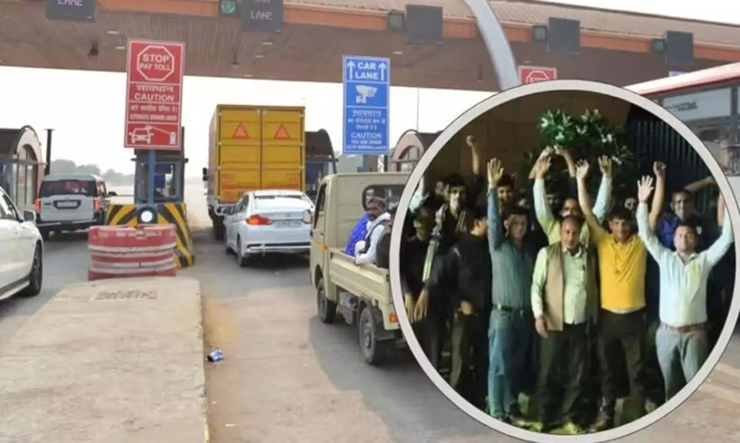 ദീപാവലി ബോണസ്‌ കുറഞ്ഞു; ടോൾ ഗേറ്റ് തുറന്നുവിട്ട് തൊഴിലാളികളുടെ പ്രതിഷേധം, കടന്നുപോയത് 5,000 ത്തിലധികം വാഹനങ്ങൾ