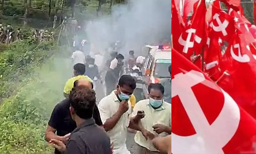 ഫ്രഷ് കട്ട് സമരം: അക്രമത്തിന് പിന്നിൽ എസ്.ഡി.പി.ഐ എന്ന ആരോപണവുമായി സി.പി.എം; ‘അറവ് മാലിന്യ പ്ലാന്റിനെതിരായ സമരങ്ങളെല്ലാം ശക്തവും സമാധാനപരവുമായിരുന്നു’ ഫ്രഷ് കട്ട് സമരം: അക്രമത്തിന് പിന്നിൽ എസ്.ഡി.പി.ഐ എന്ന ആരോപണവുമായി സി.പി.എം; ‘അറവ് മാലിന്യ പ്ലാന്റിനെതിരായ സമരങ്ങളെല്ലാം ശക്തവും സമാധാനപരവുമായിരുന്നു’