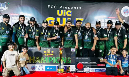 യു.​ഐ.​സി ഗ​ൾ​ഫ് ക്രി​ക്ക​റ്റ് ലീ​ഗ്: തോ​പ്പി​ൽ ജേ​​താ​​ക്ക​​ൾ