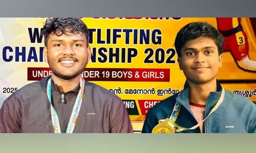 വെ​യി​റ്റ് ലി​ഫ്റ്റി​ങ്ങി​ൽ മി​ക​വ് തെ​ളി​യി​ച്ച് സ​ഹോ​ദ​ര​ങ്ങ​ൾ