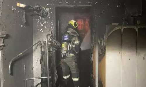 റാ​ബി​യ​യി​ൽ വീ​ട്ടി​ൽ തീ​പി​ടിത്തം