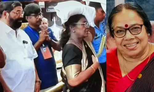 ‘ഇവിടെയാണ് ആ ഇടം, അയ്യപ്പന്റെ സന്നിധാനം.. വിവേചനമില്ലാത്ത ഇടം’ -രാഷ്ട്രപതിയുടെ ശബരിമല ദർശന ചിത്രം പങ്കുവെച്ച് പി.കെ. ശ്രീമതി ‘ഇവിടെയാണ് ആ ഇടം, അയ്യപ്പന്റെ സന്നിധാനം.. വിവേചനമില്ലാത്ത ഇടം’ -രാഷ്ട്രപതിയുടെ ശബരിമല ദർശന ചിത്രം പങ്കുവെച്ച് പി.കെ. ശ്രീമതി